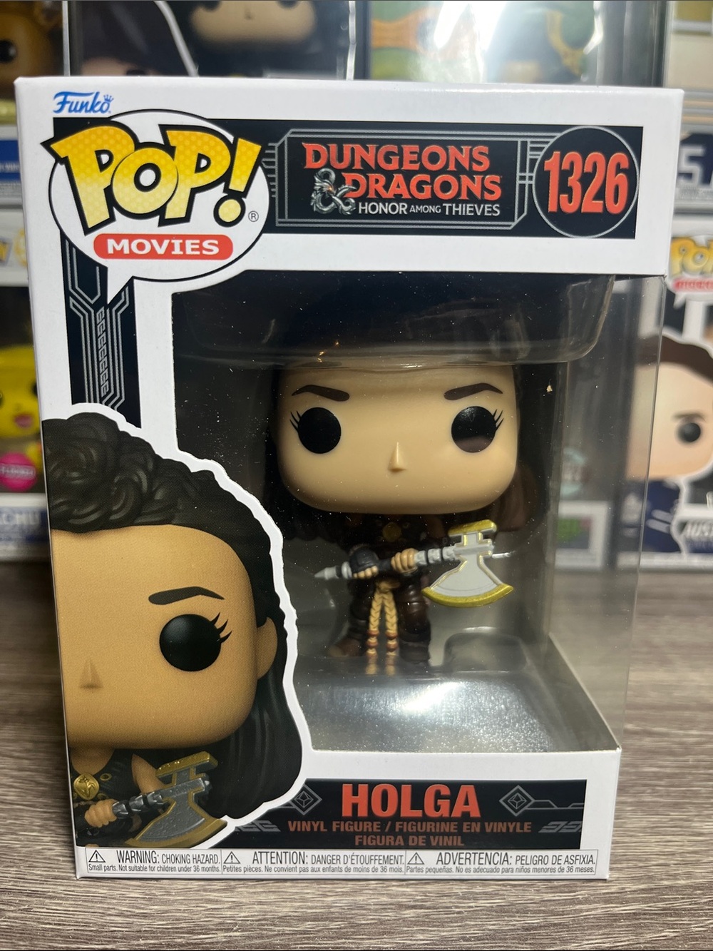 Funko Pop! Holga Vinyl Figure - White, Gold, Black
